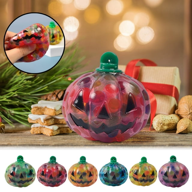 Halloween Squishing Toys Cute Pumpkin Stress Balls Children Adult Gadgets Party Gifts Stress Relief Sensory Toys