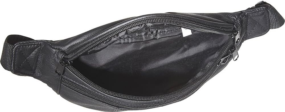 Top-grain Cowhide Leather Belted Waist Pack