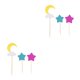 thumbnail image 3 of Naiovety 1 Set Cute Cake Decorating Supplies Crafts Exquisite Glitter Arts Party Star Moon Favors Tools and Edible Baking for DIY Como se muestra 2Conjunto, 3 of 6