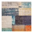 thumbnail image 3 of Unique Loom Vivid Collection Area Rug - Hyderabad (7' 10" Square Multi/Beige), 3 of 7