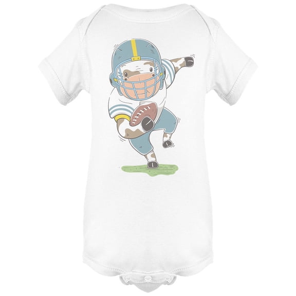 Football Cow, Childish Design Bodysuit Infant -Image by Shutterstock,  Newborn