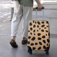 thumbnail image 3 of Brown and Black Of Leopard Print Luggage Cover Fashion Suitcase Cover Baggage Covers Fit 25-28 Inch Luggage (Go Travel), 3 of 5