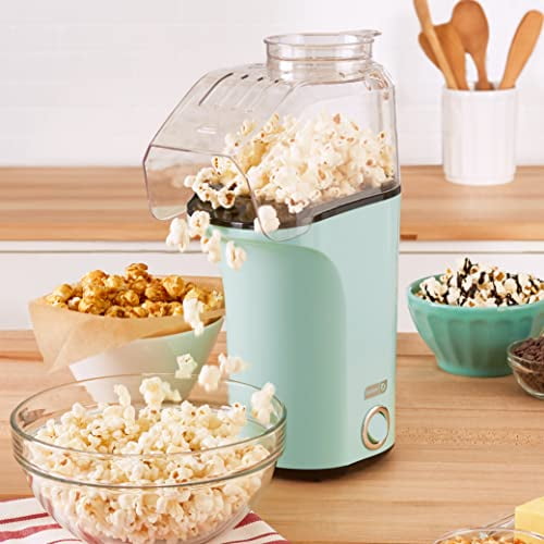 DASH DAPP150V2AQ04 Hot Air Popcorn Popper Maker with Measuring Cup