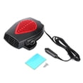 thumbnail image 1 of Ventilador calefactor portátil para coche de 24 V, accesorio práctico para desempañar y desempañar, color rojo y negro, 1 of 10