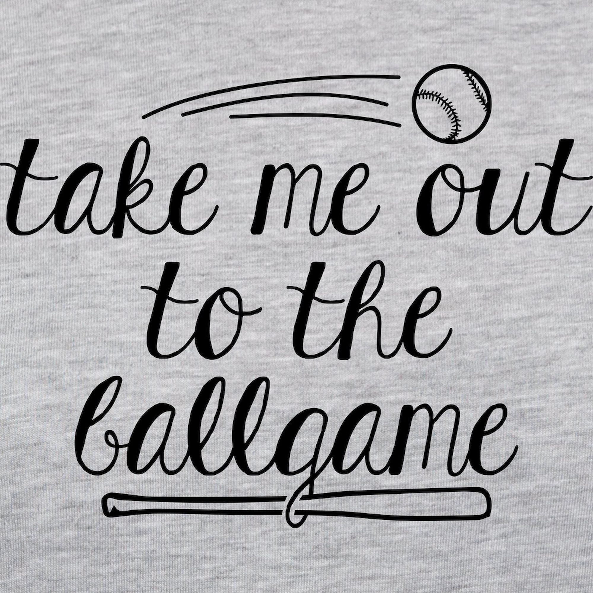 CafePress - Take Me Out To The Ballgame - Womens Baseball Tee