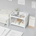 thumbnail image 4 of 2-Tier Plastic Storage Shelf – Desktop Double Layer Organizing Rack for Student Desk,Cosmetics,Stationery,Bathroom,Kitchen Countertop,9.4 x 5.9 x 7 Inches, 4 of 6