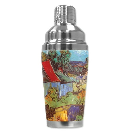 

Mugzie brand 16-Ounce Cocktail Shaker with Insulated Wetsuit Cover - Van Gogh: Auvres