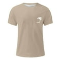 thumbnail image 2 of JLFKNG Mens Tee Shirts Spring Round Neck Short Sleeved T Shirt For Coconut Tree Leisure Fit For Hiking, Camping Or Other Outdoor Sports, 2 of 3