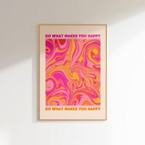 Motivational Art Funky Retro Art Print Preppy Dorm Decor, Maximalist Wall Art Cute Apartment Decor, Affirmation Wall Art Eclectic Home Decor Wall Art, Modern Wall Decor, 24x36 UNFRAMED