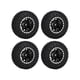 thumbnail image 5 of 4 neumáticos de goma de 55 mm con contrapeso de latón, llanta de aleación de aluminio para Axial SCX24 1/24 RC, piezas de actualización para coche, color negro, 5 of 14