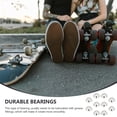 thumbnail image 3 of Homoyoyo 10 Pcs Roulements Ronds en Métal pour Roues de Planche à Roulettes Rotation Fluide, 3 of 5