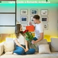 thumbnail image 2 of AIR-Led Lights for Bedroom 50ft, REEMEER Led Lights Music Sync Color Changing Led Strip Lights with App Control and Remote, Led Light Strip Used for Party, Home Decoration, 2 of 4