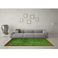 thumbnail image 3 of Ahgly Company Indoor Rectangle Abstract Green Modern Area Rugs, 8' x 12', 3 of 4