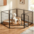 thumbnail image 3 of Naipo Dog Playpen Indoor, 8 Panel 32" Heavy Duty Dog Fence, Puppy Playpen, Rabbit Exercise Pen ,Portable House/RV/Camping/Garden Cage, 3 of 14