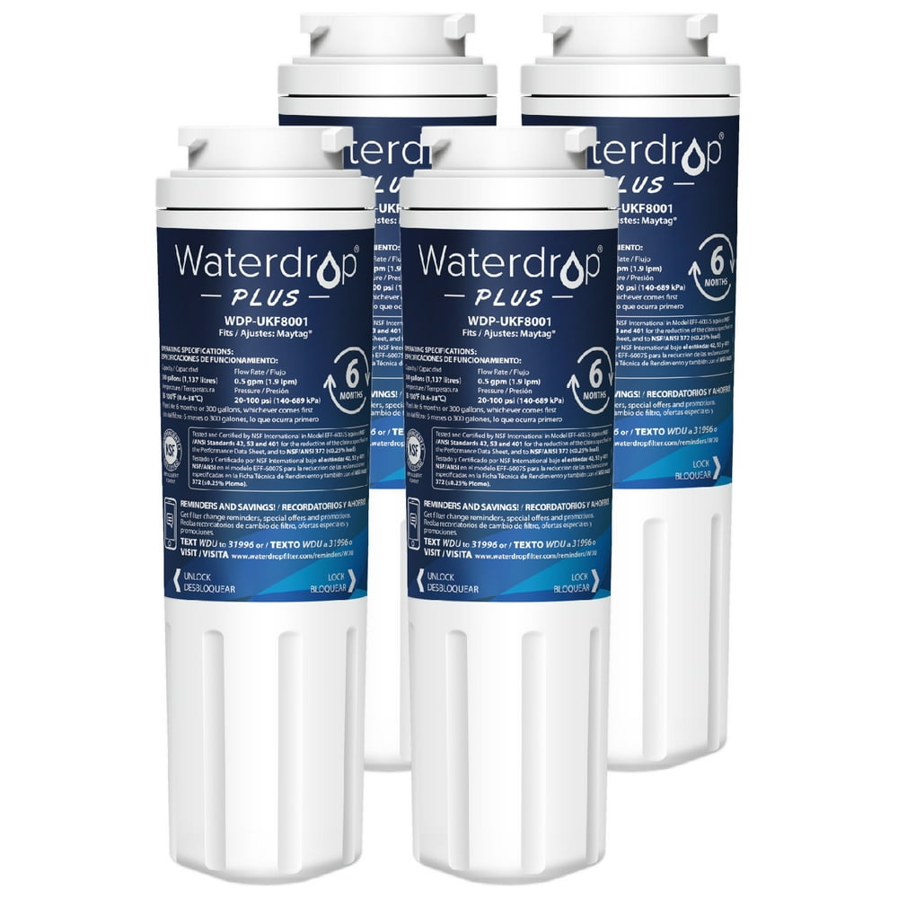 Waterdrop UKF8001 NSF 401&53&42 Certified Refrigerator Water Filter