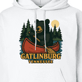 thumbnail image 3 of Inktastic Gatlinburg Tennessee Bear Canoe Adventure Adult Hoodie Sweatshirt, 3 of 4