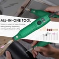 thumbnail image 3 of 12V Mini Rotary Tool Portable Electric Grinder 5000-15000rpm Variable Speed Rotary Cutter with 24Pcs Attachments for Crafting Projects and DIY Creations, 3 of 8