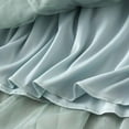 thumbnail image 6 of MIXUE Skirts For Women Summer Mesh Solid Color Ruffled Elastic High Waist A Line Maxi Skirt Daily-Wear,Green,One Size, 6 of 6