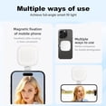 thumbnail image 6 of Yippzo Magnetic Selfie Ring Light with Mirror, Folding LED Phone Fill Light - 4 Modes 5 Dimming Levels, Perfect for Selfies/Vlog/Live Streaming/Video Recording/Makeup, 6 of 11