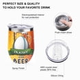 thumbnail image 3 of GZHJMY 1 Pcs Egg Cup, Rugby Ball with Mug of Beer 304 Stainless Steel Vacuum Insulated Cup, U-Shaped Red Wine Cup Eggshell Cup, 3 of 6