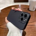 thumbnail image 3 of Funda fina mate Fashion AG para iPhone 11 12 13 14 15 16 Pro Max iPhone 15 Pro 16ProMax Protector de lente de vidrio Cubierta de parachoques chapada, 3 of 5