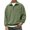 Army Green -AV32, variant on Nestiefly Men's Quarter-Zip Polar Fleece Jacket, Long Sleeve Half Zip Fleece Pullover Sweaters Thermal Golf Sweatshirt White S