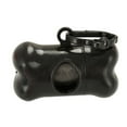 thumbnail image 2 of Basdi Dog Waste Bags, Pet Waste Bag Dispenser - Attachable Poop Bag Holder with Bone Design | Portable, Leash-Compatible, Convenient for Dog Walks and Outdoor Trips, Bone Design Dispenser, Black, 2 of 2