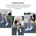thumbnail image 4 of Youkk 1 Paire Dames Genoux Chaussettes Hautes Filles JK Robe Longs Bas Café Respirant, 4 of 6