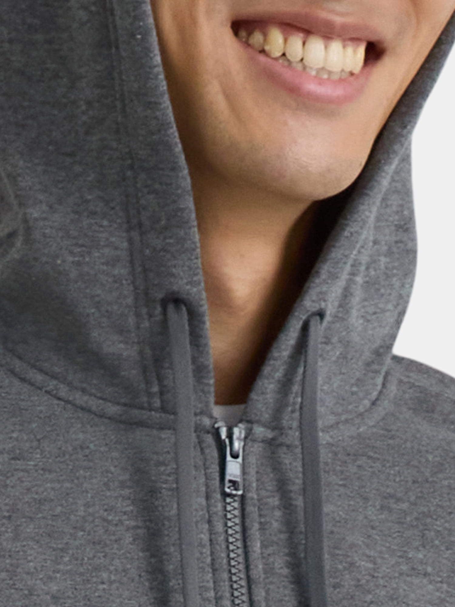 Athletic Works Men's and Big Men's Zip Up Fleece Hoodie Sweatshirt, Sizes S-5XLT