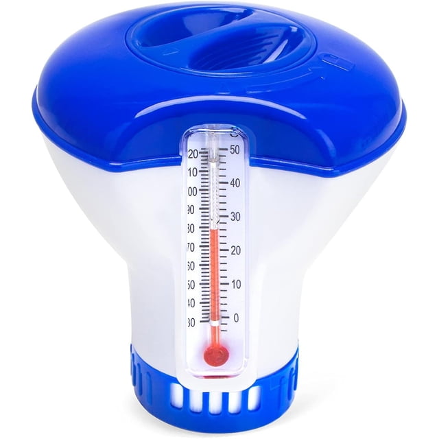 Dispensador de Cloro Flotante con Termómetro WEIHJMXG