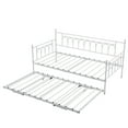 thumbnail image 4 of Fulljojor Twin Steel Metal Daybed With Pop-Up Trundle, 4 of 5
