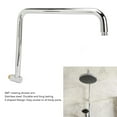 thumbnail image 4 of Shower Head Extension Arm, 13 Inch Extra Long Adjustable Stainless Steel Shower Head Extender with Flange, Shower Pipe Extension with Universal Connection  for Rainfall Shower Head, 4 of 7