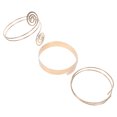 thumbnail image 3 of GOOHOCHY Conjunto de 3 brazaletes de moda para la parte superior del brazo para mujer, 3 of 8