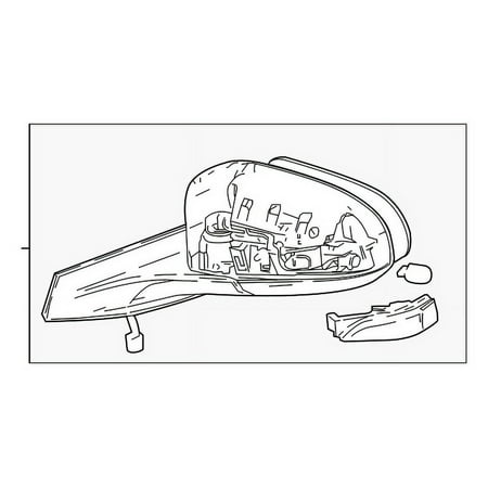 Genuine OE Toyota Mirror Assembly - 87940-F4062
