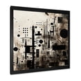 thumbnail image 3 of Designart "African Geometric Artistry In Earth Tones" Abstract Shapes Picture Framed Canvas Art Print, 3 of 5