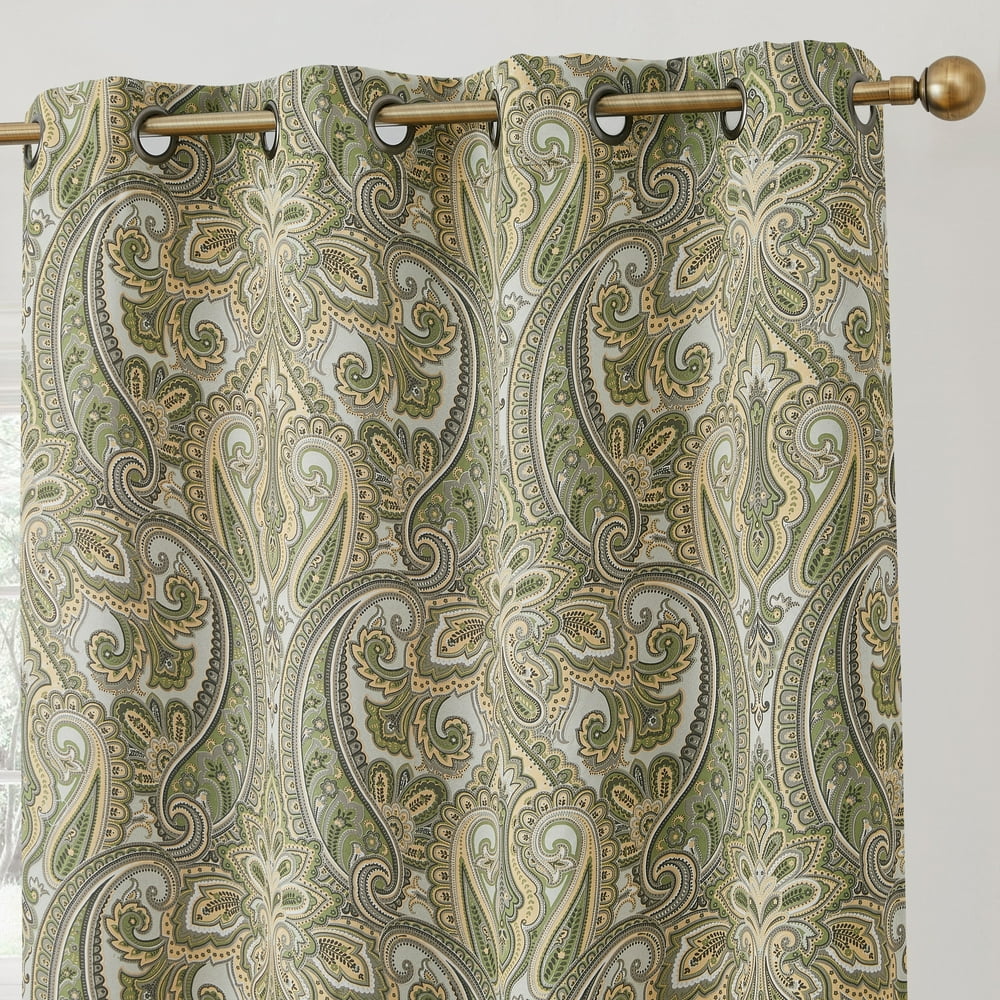 THD Paris Paisley Print Damask Thermal Insulated Energy Efficient Room