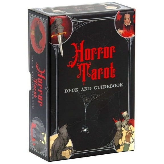 Horror Tarot Deck and Guidebook, (Hardcover)