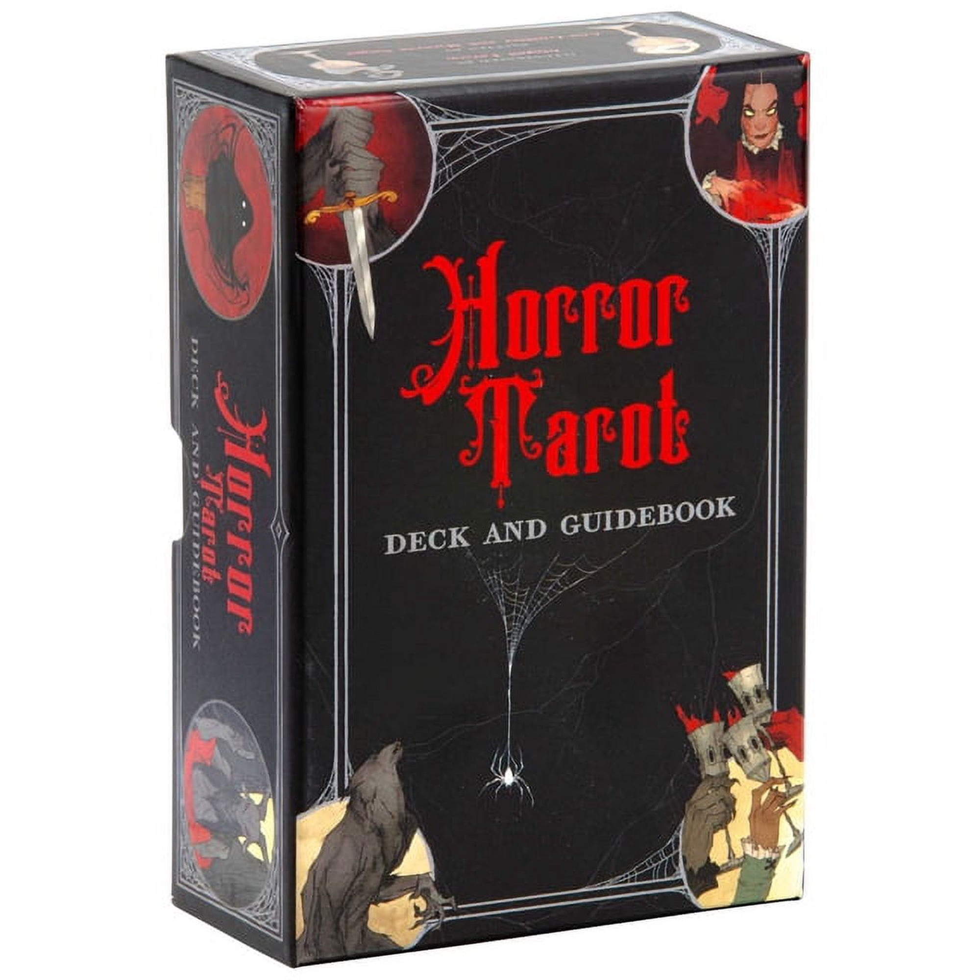 Horror Tarot Deck and Guidebook, (Hardcover)