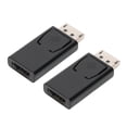 thumbnail image 3 of Convertidor de adaptador NikouMX 2 unidades puerto de pantalla negro D Pto HDMI hembra, 3 of 8