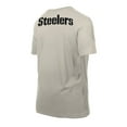 thumbnail image 3 of Men's New Era Light Beige Pittsburgh Steelers Multi Patch T-Shirt, 3 of 5