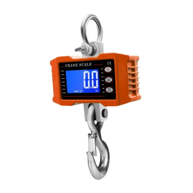 Báscula colgante perfecl Digital portátil 1000kg Naranja