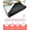 thumbnail image 3 of Dark Green Ombre Yoga Towel for Hot Yoga Non Slip, Modern Gradient Abstract Art Yoga Mat Towel Absorbent Yoga Sweat Towels Microfiber Hot Yoga Blanket for Bikram Pilates 26"x70", 3 of 7