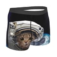 thumbnail image 3 of Naloa Cat Astronaut Print Mens Underwear - Boxers for Men, Classic Briefs for Men, 3 of 9