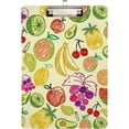 thumbnail image 2 of 12.5"x9" Fruit Painting Clipboards, Standard A4 Letter Size Nursing Clipboard with Low Profile Metal Clip Decorative Clip Board for Office Supplies,Gold, 2 of 7