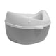 thumbnail image 3 of Orinal para bebés y niños pequeños, asiento de inodoro antideslizante para niños y niñas gris, 3 of 9