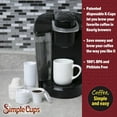 thumbnail image 2 of SIMPLECUPS Disposable Cups, 50Cups, Lids, and Filters - Compatible with Keurig, K-Cup machines & other Single Serve Coffee Brewer Reusable K Cups -Use & Make Your Own - Works with All Brands, 2 of 6