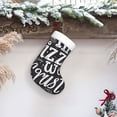 thumbnail image 6 of Naloa In Pizza We Crust Art Christmas Stockings Decorations, Xmas Ornaments, DIY Personalized Farmhouse Decor for Home Family Party Tree, 6 of 7