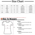 thumbnail image 3 of Mchoice Womens Summer Tops 2024 Casual Irregular Round Neck Shirts Short Sleeve Floral Printed Loose T Shirt Tops, 3 of 6