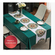 thumbnail image 2 of Manteles Rectangulares Para Mesa Pvc Impermeable color verde, 2 of 4