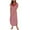 Red Stripe, variant on gakvbuo Maxi Dress For Women With Pockets Boho Summer Dresses Short Sleeve V Neck Long Beach T-Shirt Dress With Side Split Bottom Sundress Travel Vacation Outfits